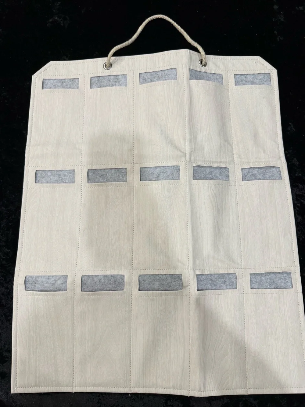 Hanging Sunglass Organizer - Pocket Storage for 15 Sunglasses